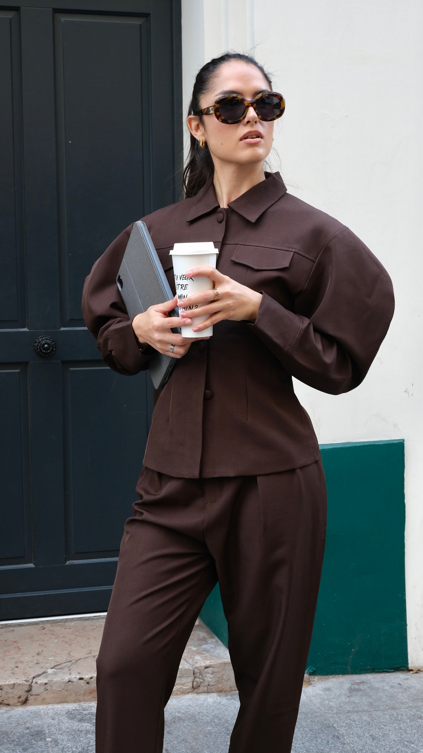 Ensemble manches BALLON- choco