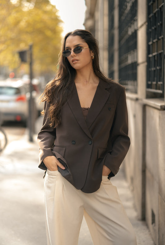 Blazer chocolat