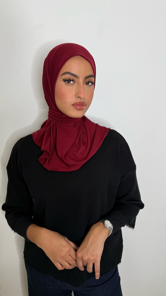 Cagoule JERSEY - Bordeaux