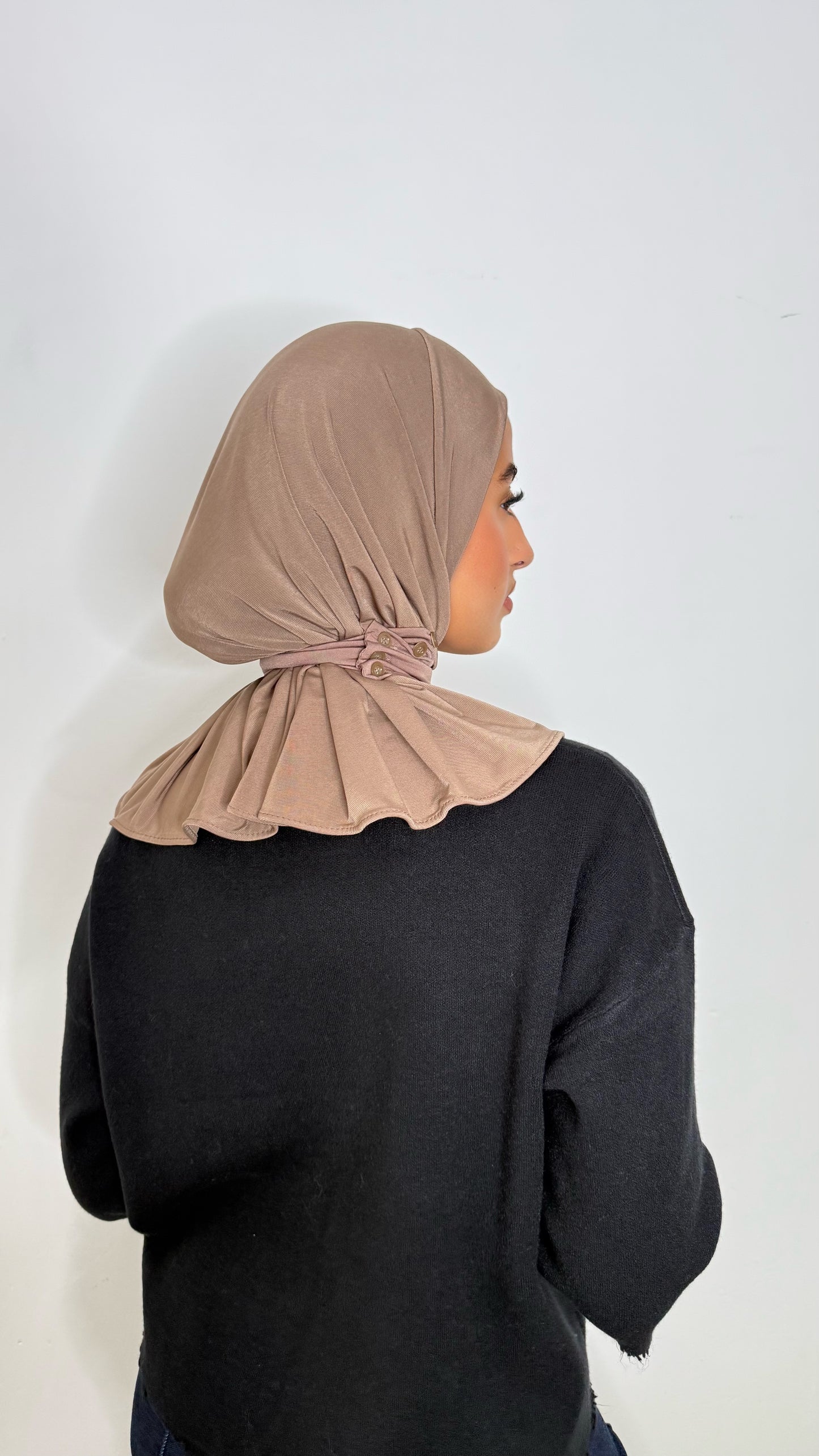 Cagoule JERSEY - Beige Taupe