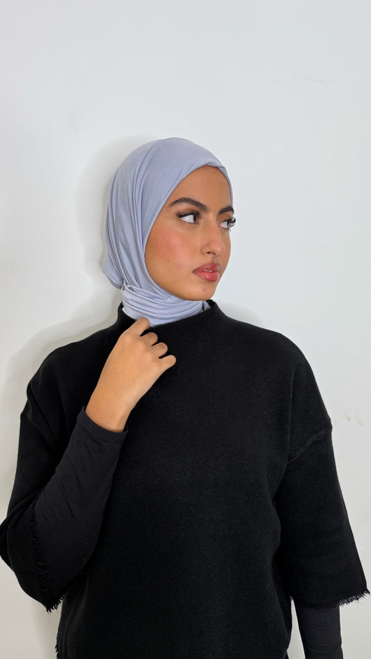 Cagoule JERSEY- Gris Perle