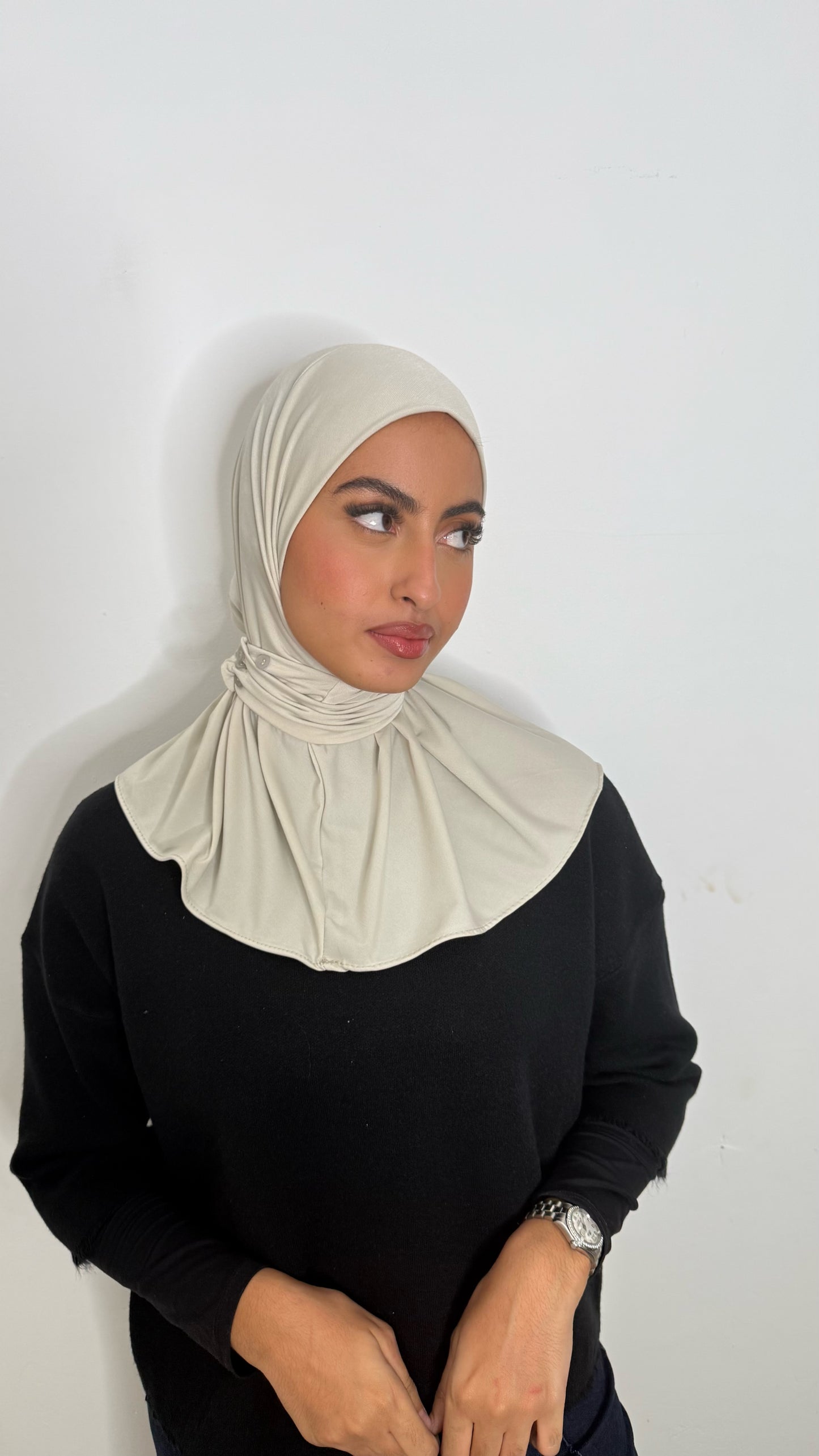 Cagoule JERSEY - Beige Clair