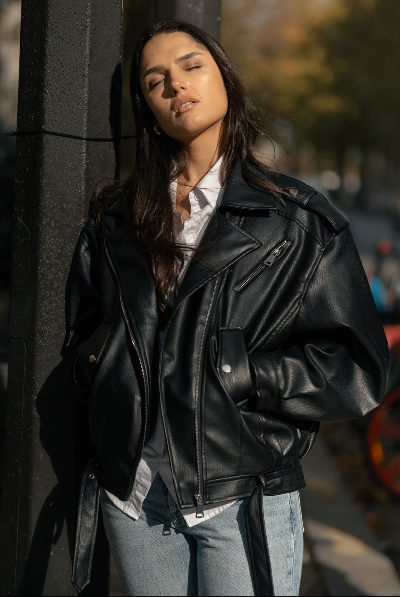 Perfecto similicuir Noir