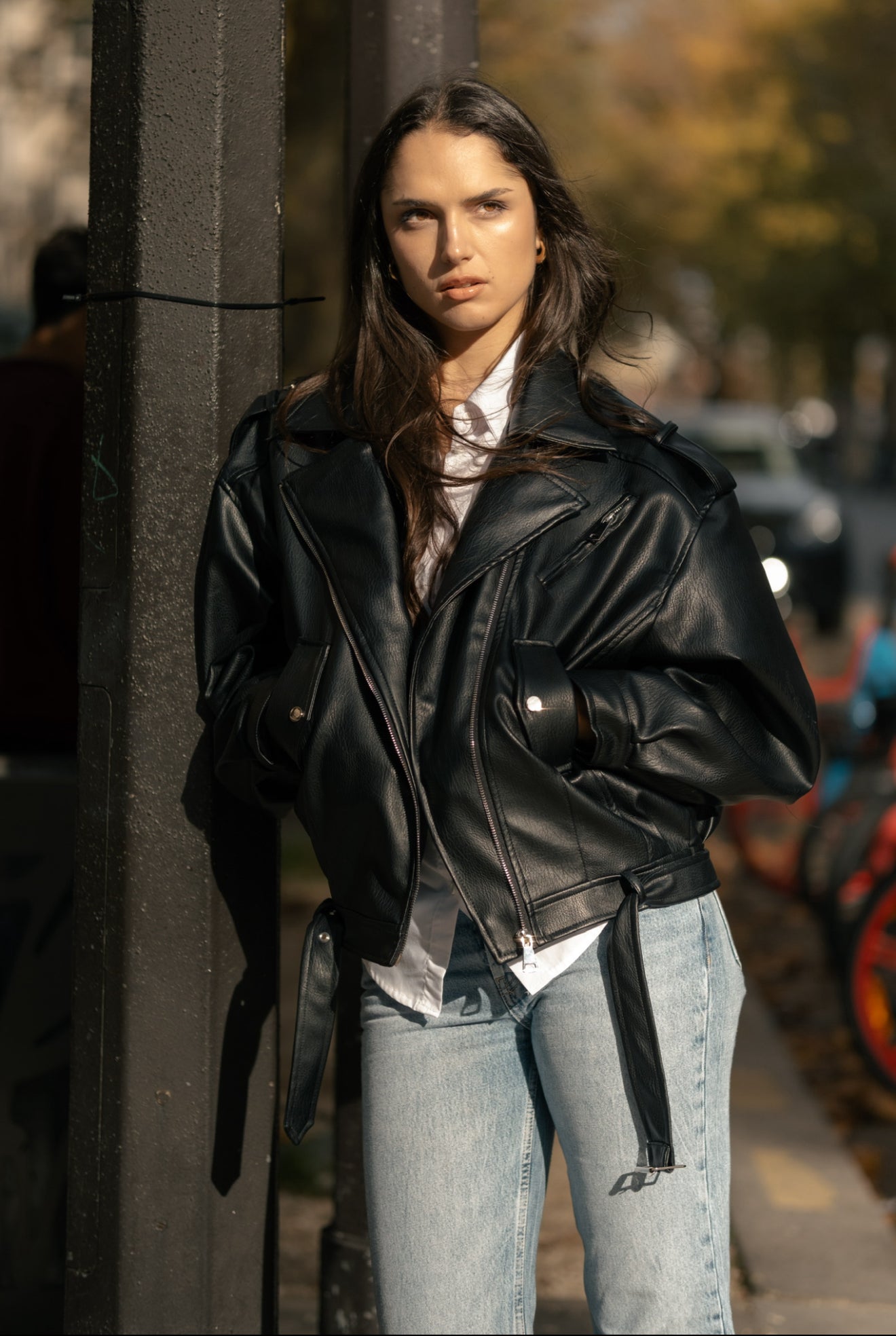 Perfecto similicuir Noir