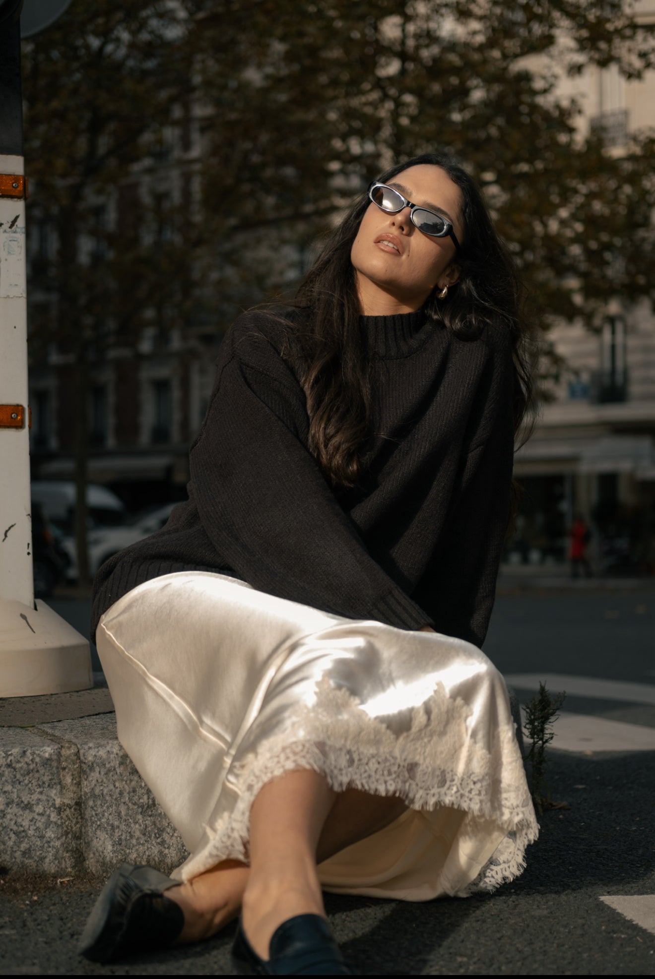 Pull col cheminé - Choco