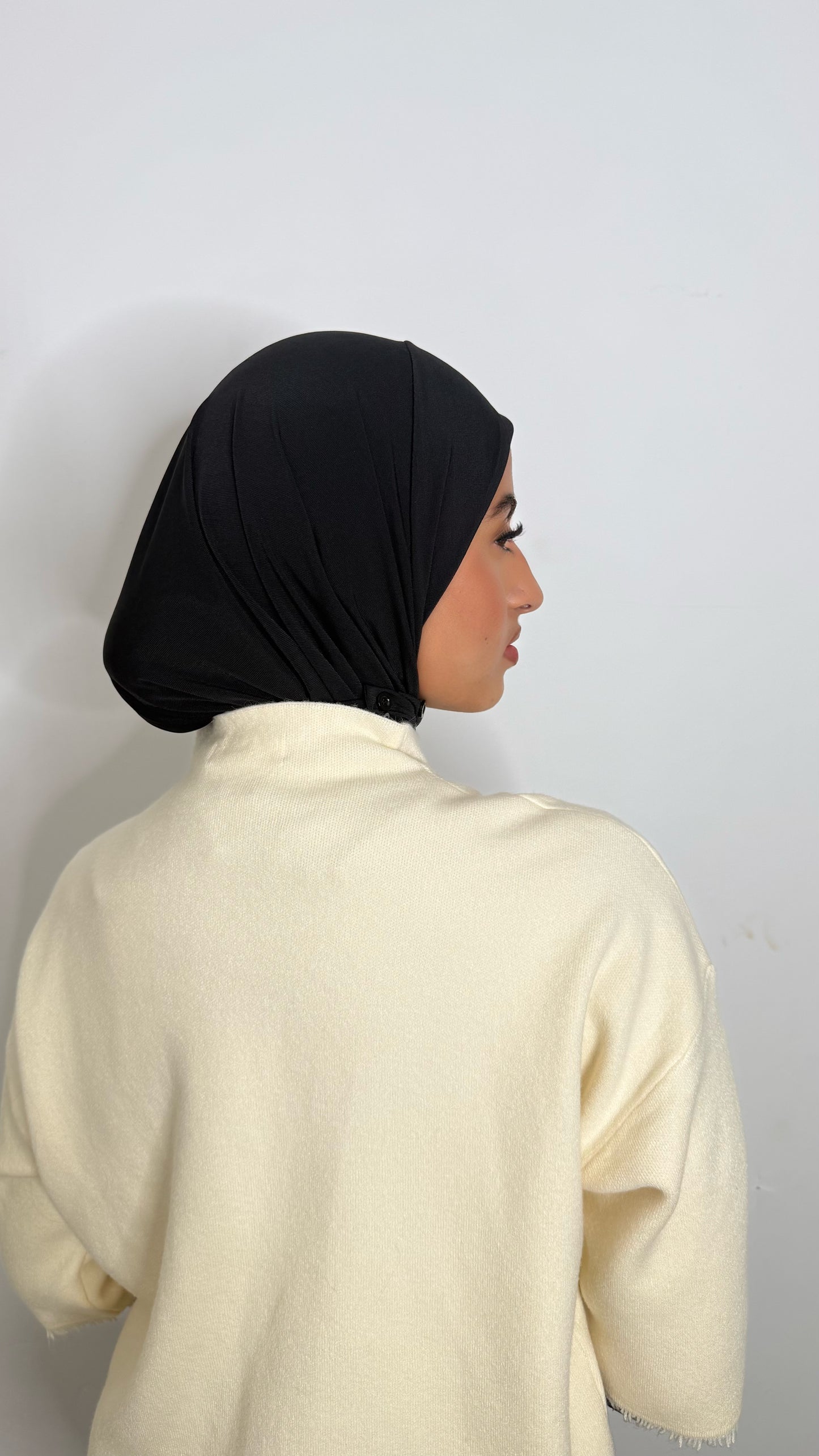 Cagoule en JERSEY noir