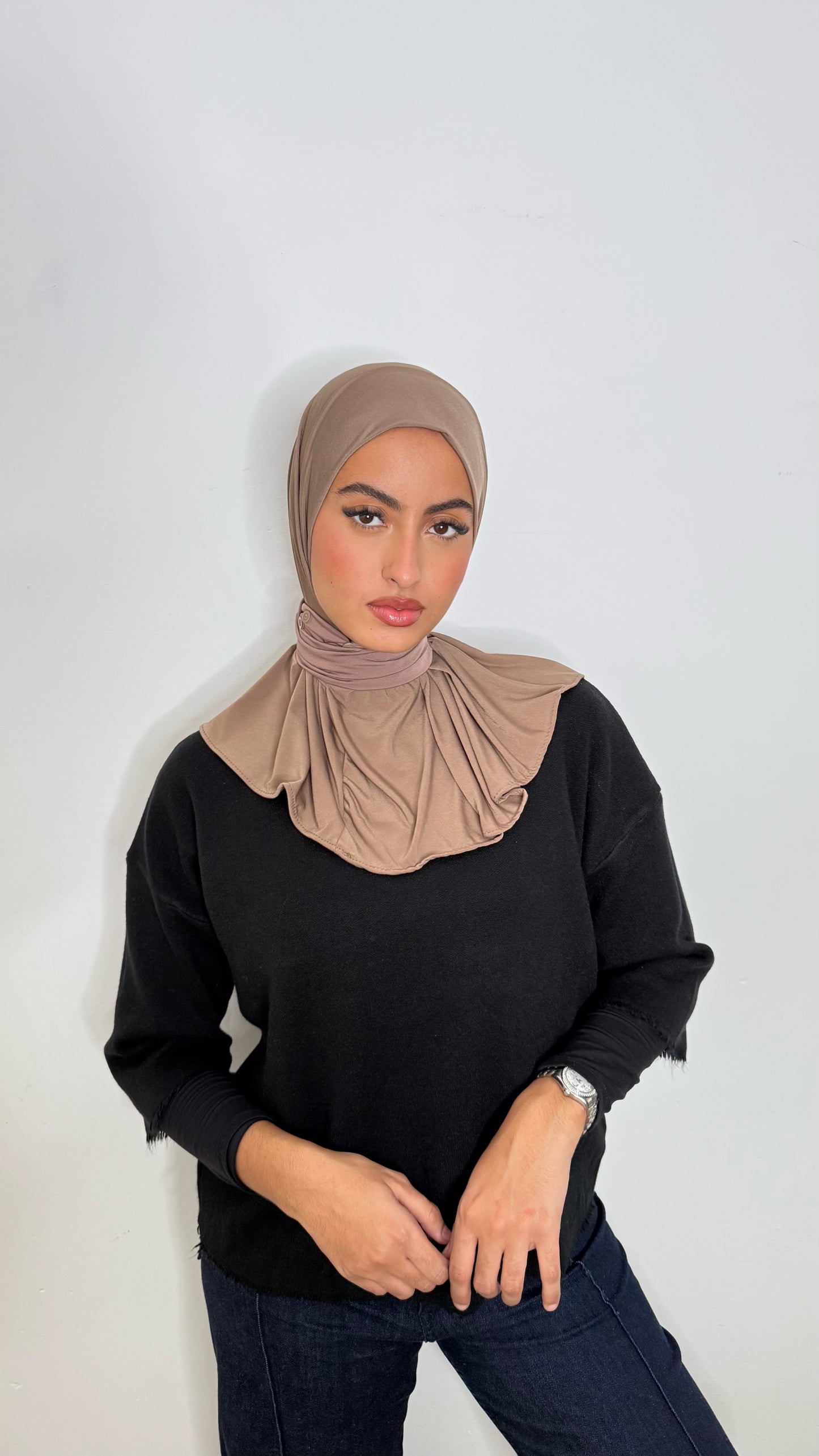 Cagoule JERSEY - Beige Taupe