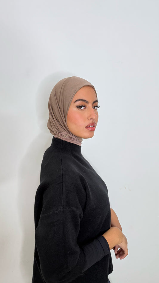 Cagoule JERSEY - Beige Taupe