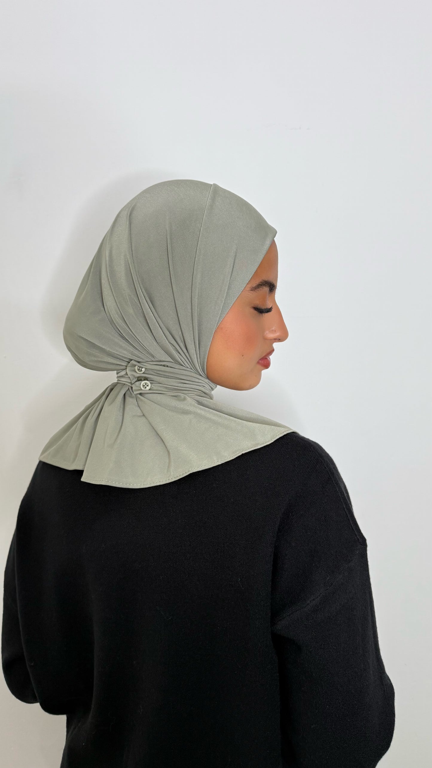 Cagoule JERSEY- Vert Sauge