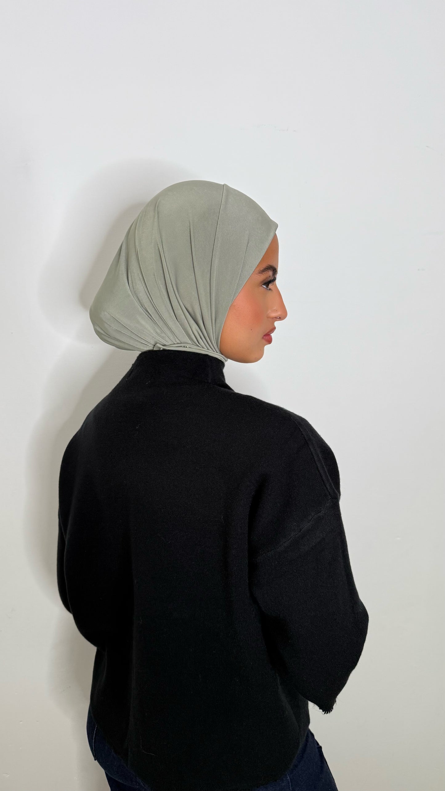 Cagoule JERSEY- Vert Sauge