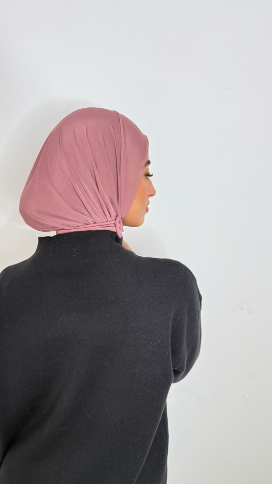 Cagoule en JERSEY- Vieux Rose