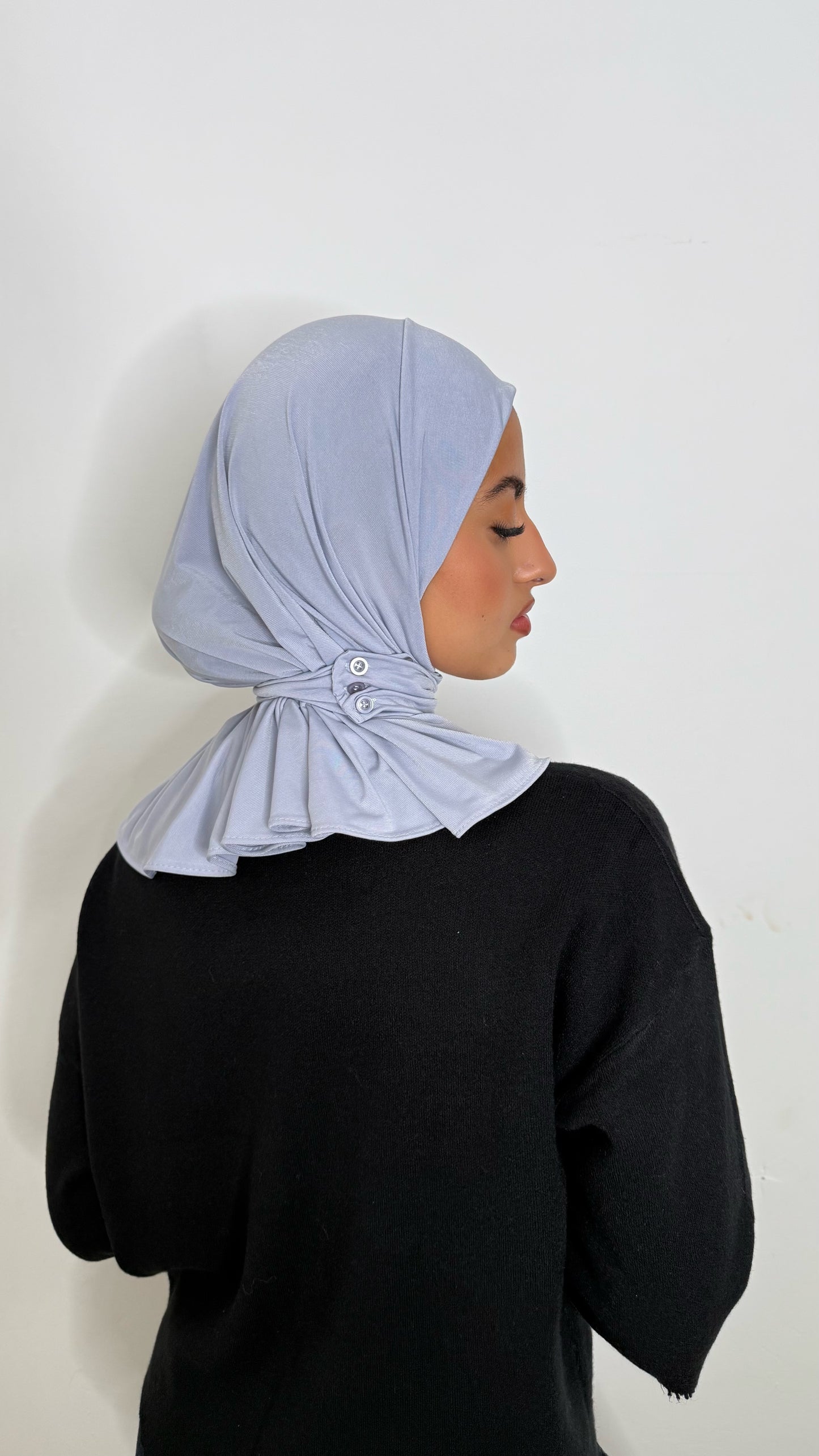 Cagoule JERSEY- Gris Perle