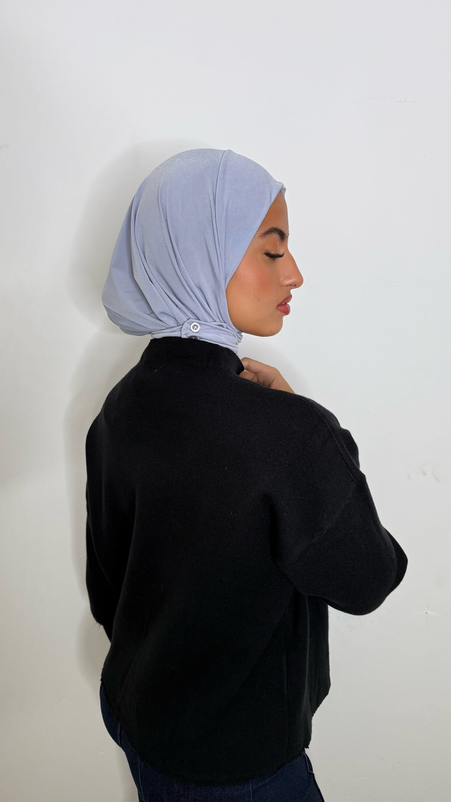 Cagoule JERSEY- Gris Perle