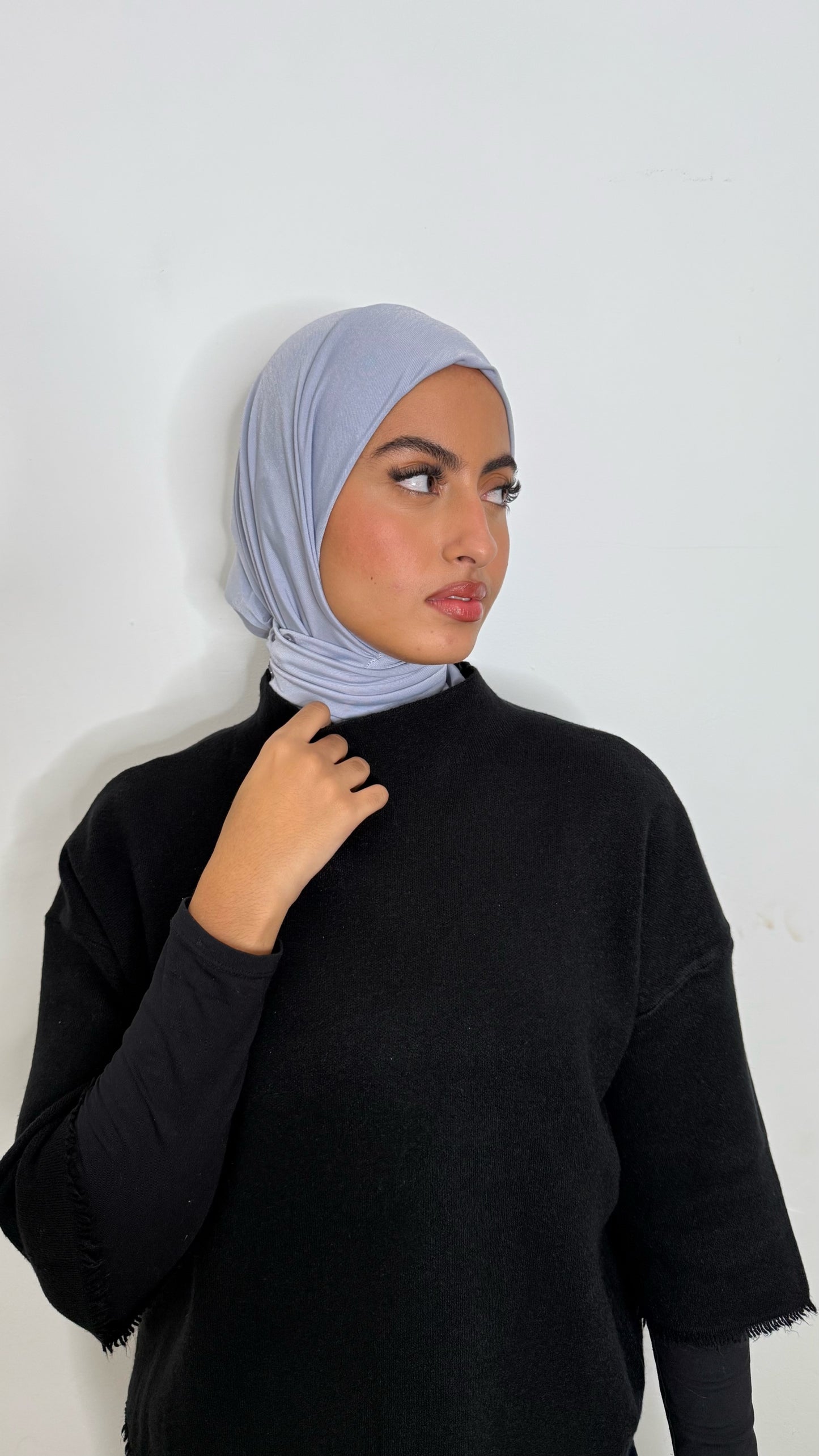 Cagoule JERSEY- Gris Perle