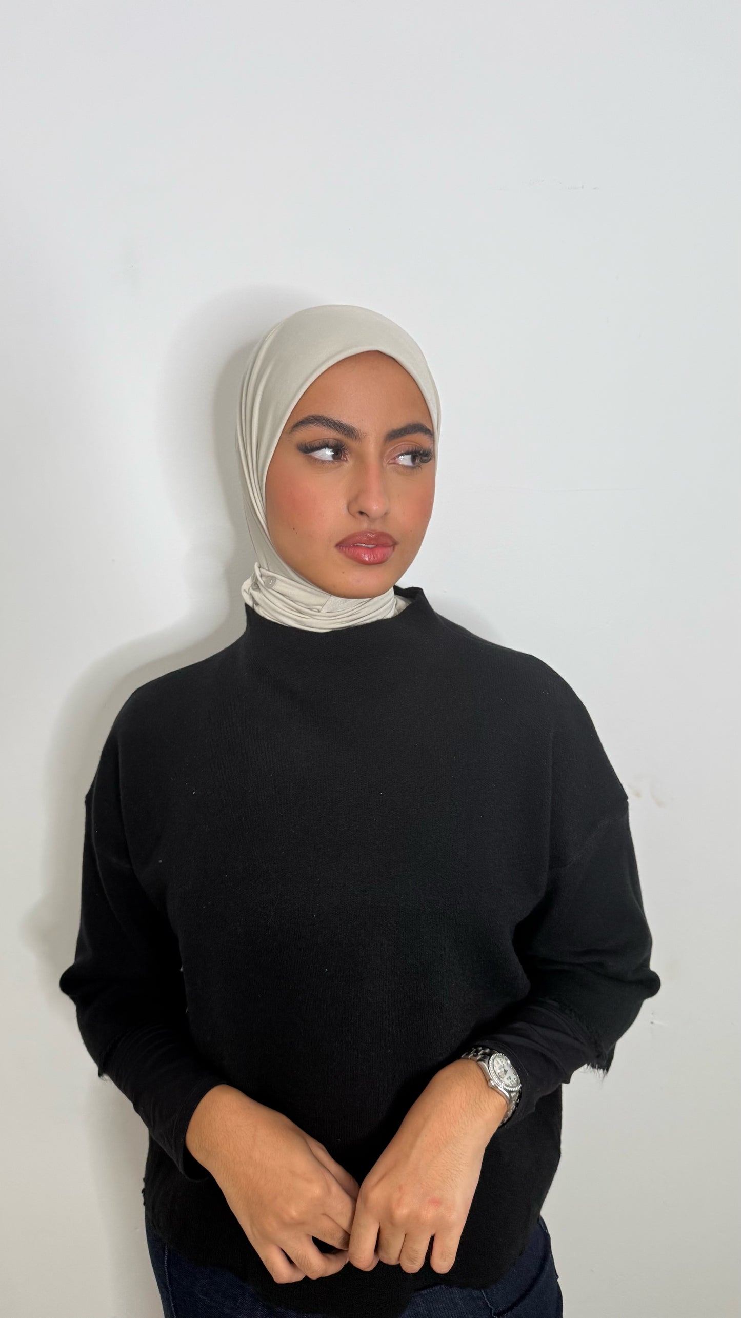 Cagoule JERSEY - Beige Clair