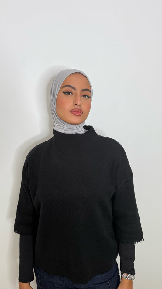 Cagoule JERSEY - Gris Clair