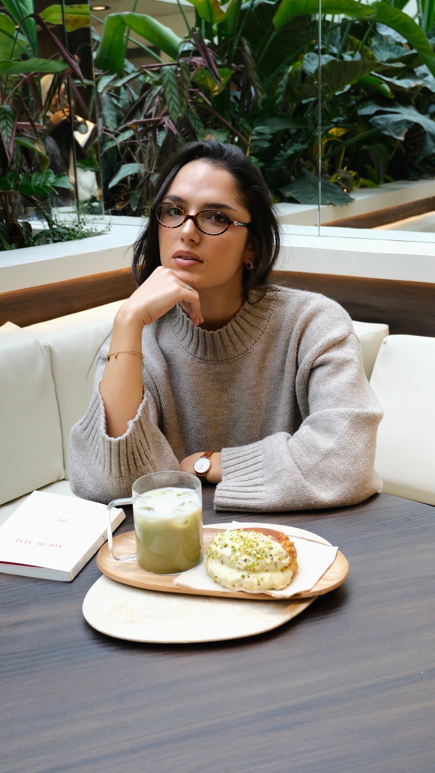 Pull col cheminée TAUPE SOFT